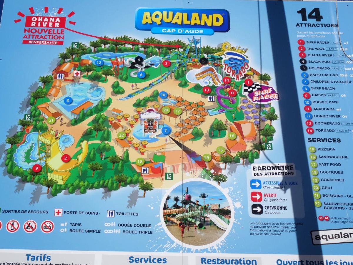 T2,33 M2,quartier Malfato Et Aqualand Agde